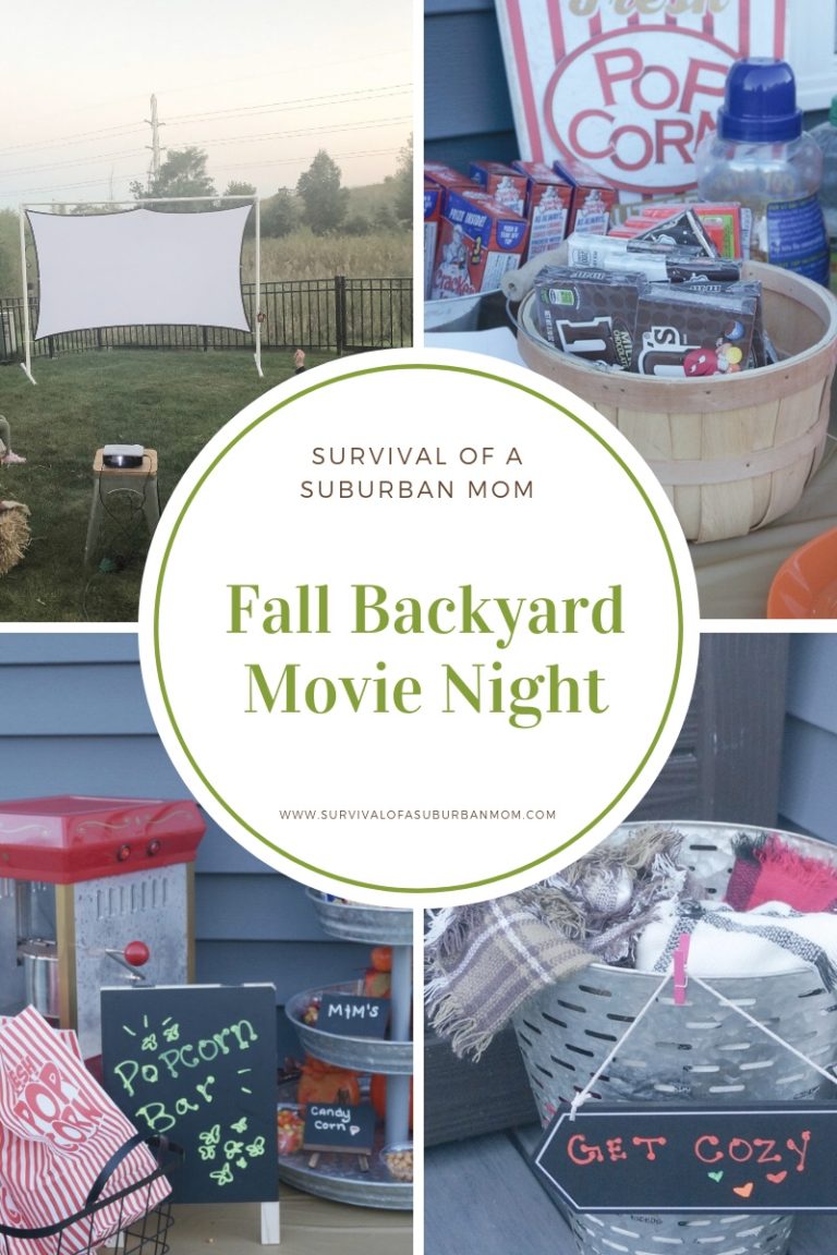 Fabulous Fall Backyard Movie Night