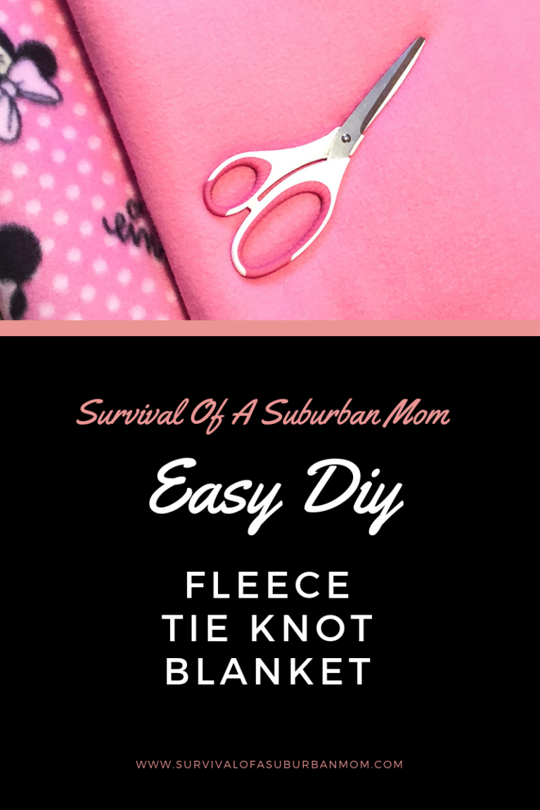 DIY Fleece Tie Knot Blankets