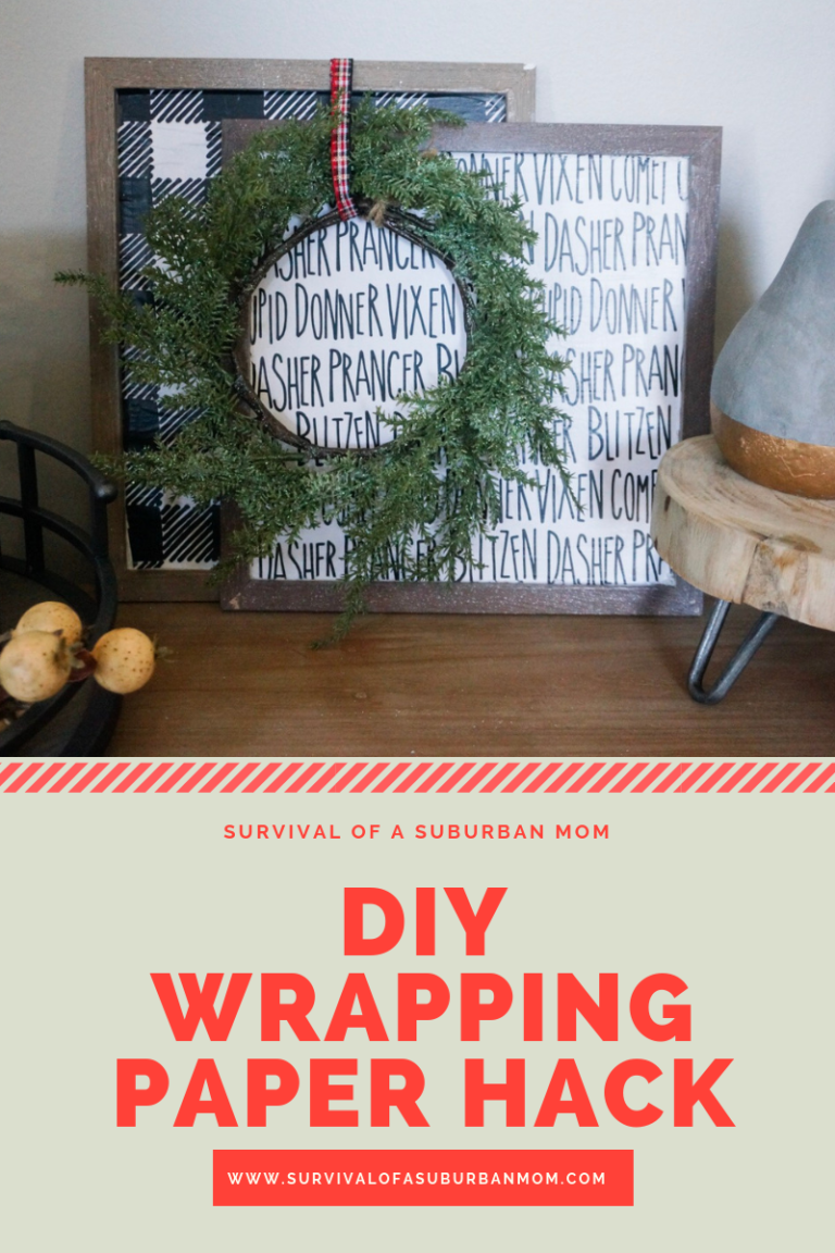 Target Dollar Spot Wrapping Paper Hack