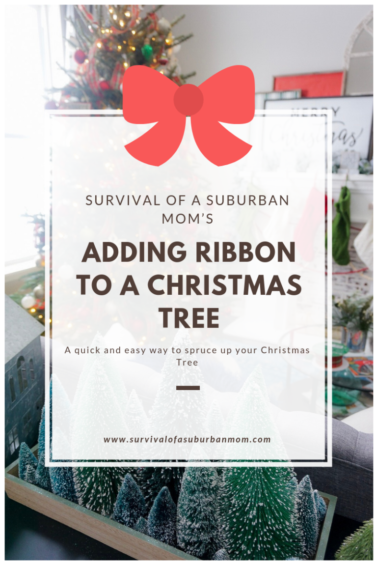 How to Add Ribbon to A Christmas Tree