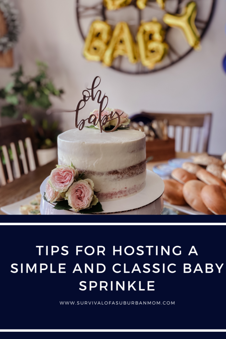 Tips And Tricks For Hosting A Simple and Classic Baby Sprinkle
