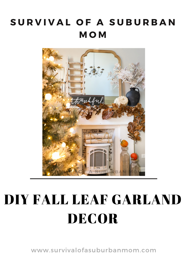 DIY Fall Leaf Garland