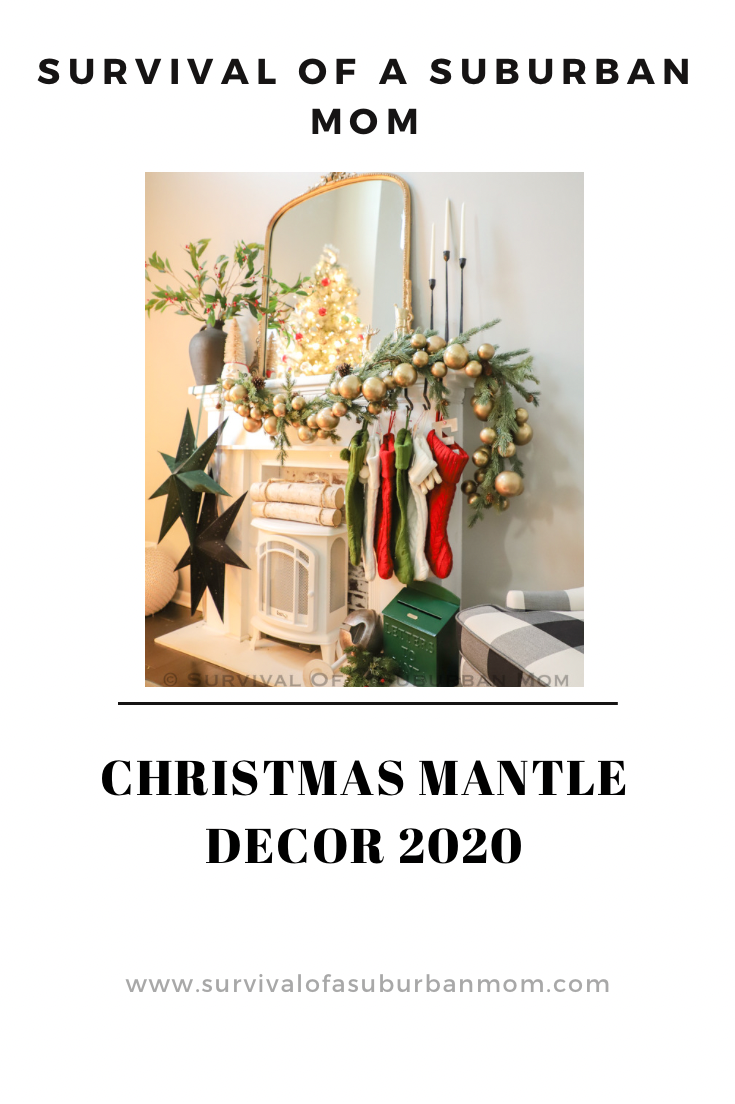 Christmas Mantel Decor  2020